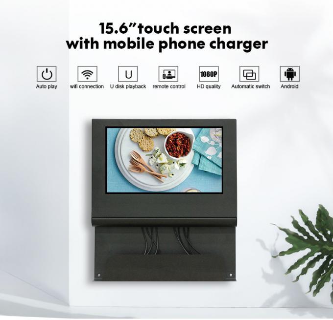 15.6'' Wall Mounted Android Advertising LCD Display video player With ...