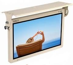 15 Inch LCD Advertising Display / Bus Digital Signage Hang Mounted