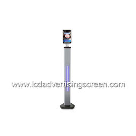 8 Inch Face Recognition human body Temperature Measurement Detector With Floor Stand Base with door access system