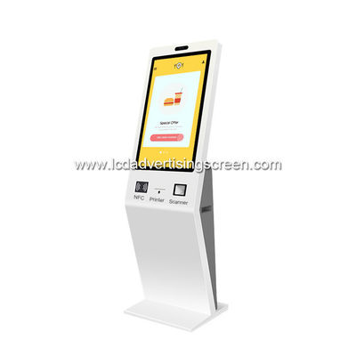 TFT LCD Touch Screen Self Service Tickets Machine For Station