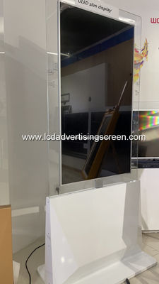 Extra Slim Android 5.1 OLED Floor Standing Advertising Display