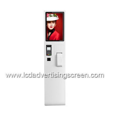 21.5 Inch PCAP Touch Self Service Payment Kiosk With NFC Scanner