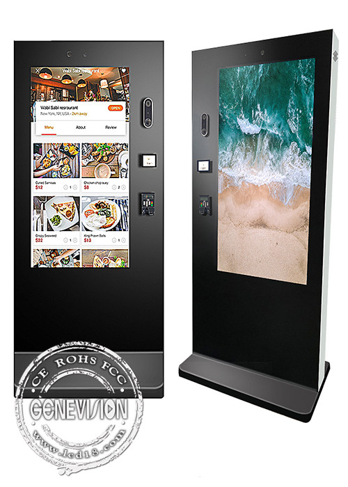 27" Outdoor Floor Standing Self Service Kiosk Contactless