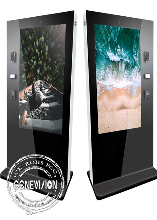 27" Outdoor Floor Standing Self Service Kiosk Contactless