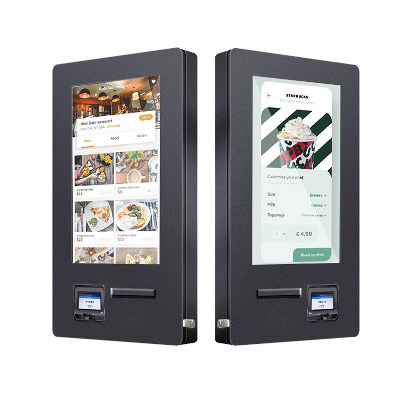 Outdoor Restautant Hotel Self Service Kiosk For The Receipt