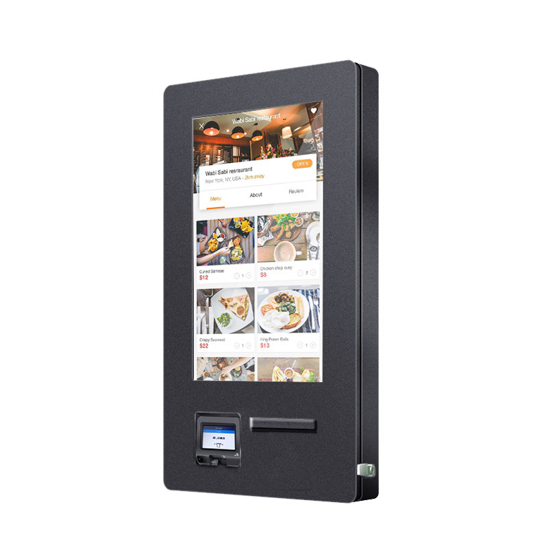 Outdoor Restautant Hotel Self Service Kiosk For The Receipt