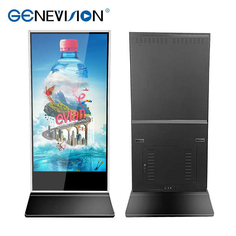 Touch Screen Advertising Player Signage Lcd Big Size Display In 75 Inch