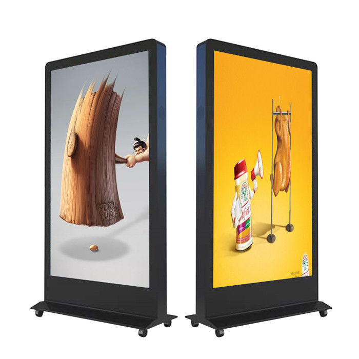 55 inch floor stand outdoor lcd digital signage,waterproof outdoor advertising display