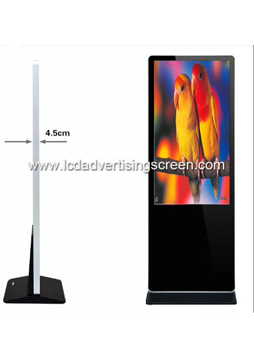1080p Standing LCD Advertising Display Video Android Media Player floor stand digital signage