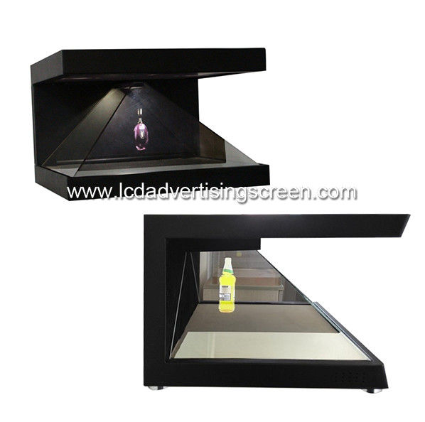 Desktop LCD 3D Holographic Display 3 Side and Touch Screen for Showcase Jewelry