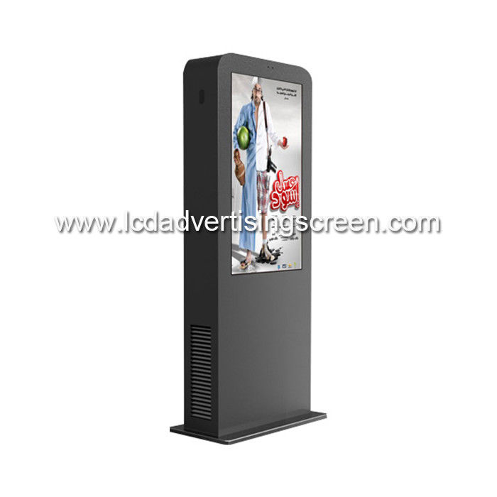 43 Inch Standing Outdoor Monitor Fan Cooling System For Tour Guide Wifi Kiosk