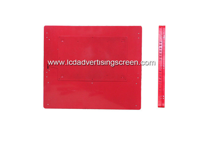 Red Colour Elevator Lcd Advertising Player Display With Led Light Box