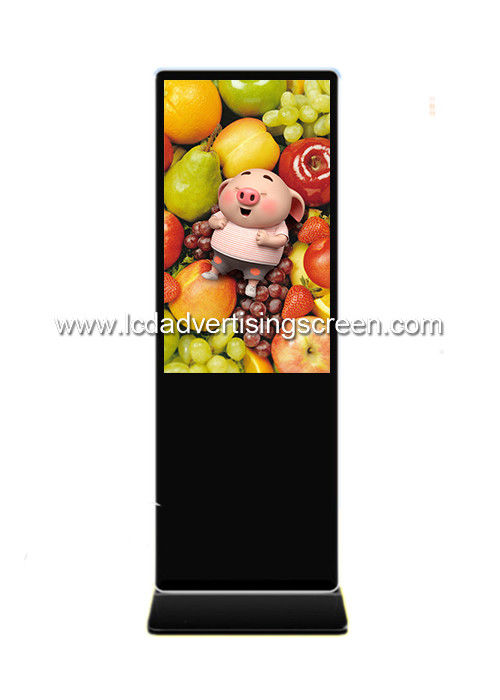 Rotatable Standing LCD Advertising Display TFT Type 178° Viewing Angle