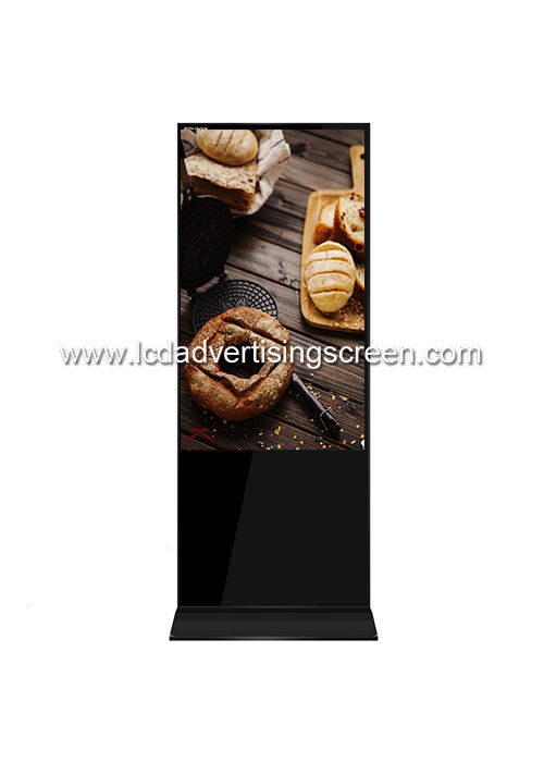 55 Inch Standing LCD Advertising Display Totem Media Player TFT Type