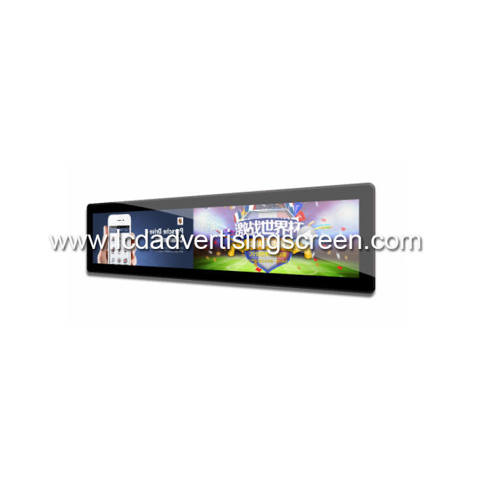 Supermarket  Stretched Bar LCD Advertising Display Ultra Wide Monitor Screen