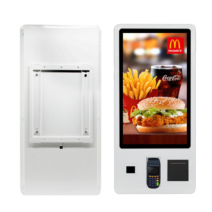 32" Self Service Ordering Kiosk Touch Screen Free Standing Payment Interactive