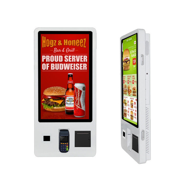 Smart Restaurant Digital Signage Touch Screen Window Android System
