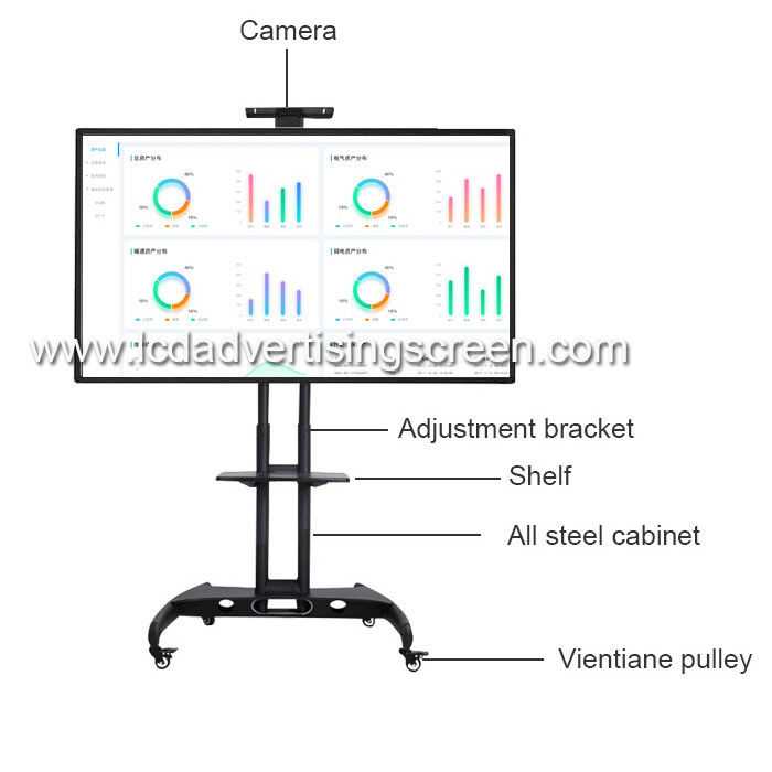 All IN One Touch Screen Interactive Whiteboard 75 Inch  Android Version