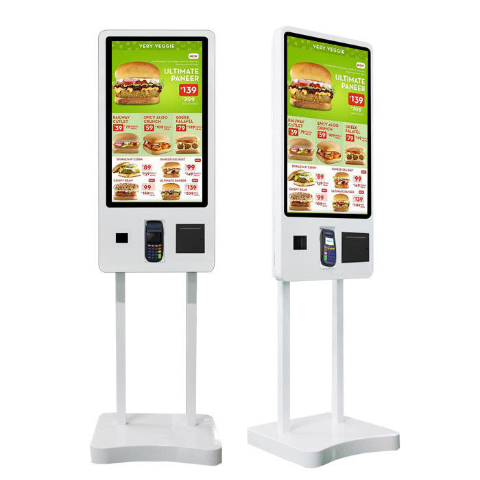 Retails Advertising Digital Android System Kiosk Restaurant Interactive Touch