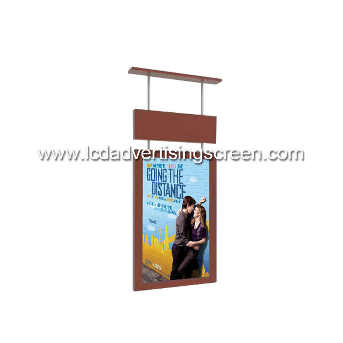 Indoor TFT Lcd Advertising Screen 43 Inch Ceiling Mount Super Slim Frame