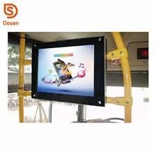 Android Bus Advertising Screen , Lcd Advertising Player Wall Mounted