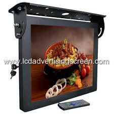 19inch Bus Advertising Screen , Lcd Media Advertising Player Small Screen