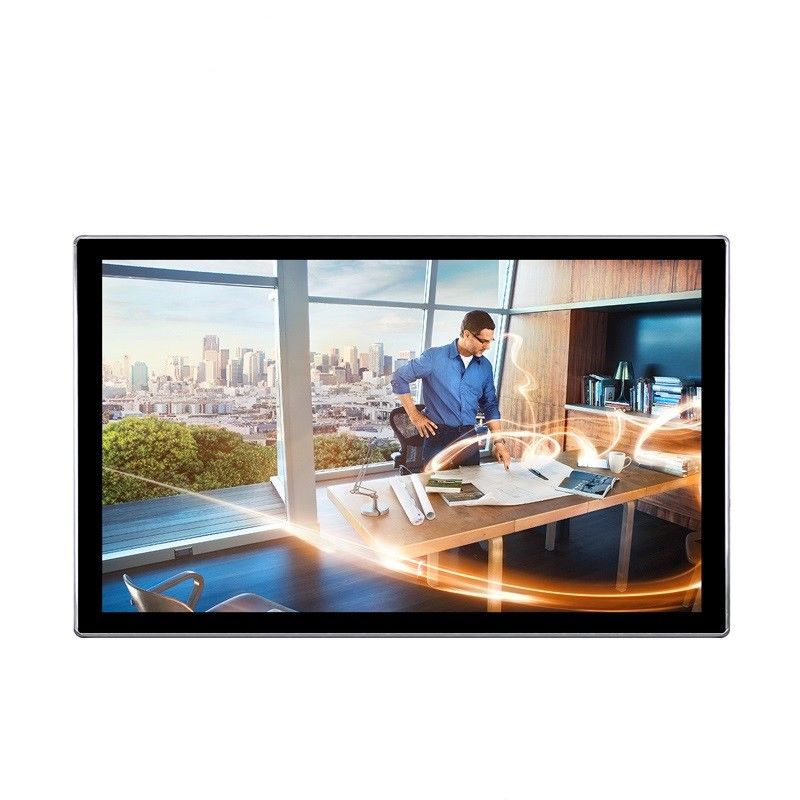 65 Inch 4K Wall-mount Windows 10 Interactive LCD Touch Dcreen Advertising Display with 4G