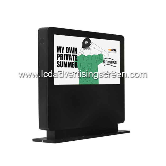Free Floor Standing Infrared Touch Display For Bus Station Digital Signage