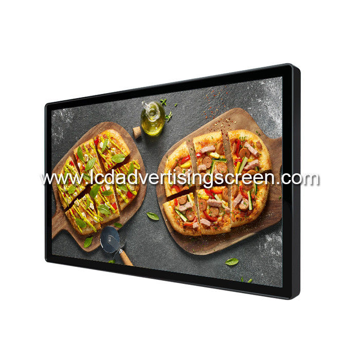 Full HD Indoor Advertising Screen Wall Hanging Black Colour TFT 1920*1080
