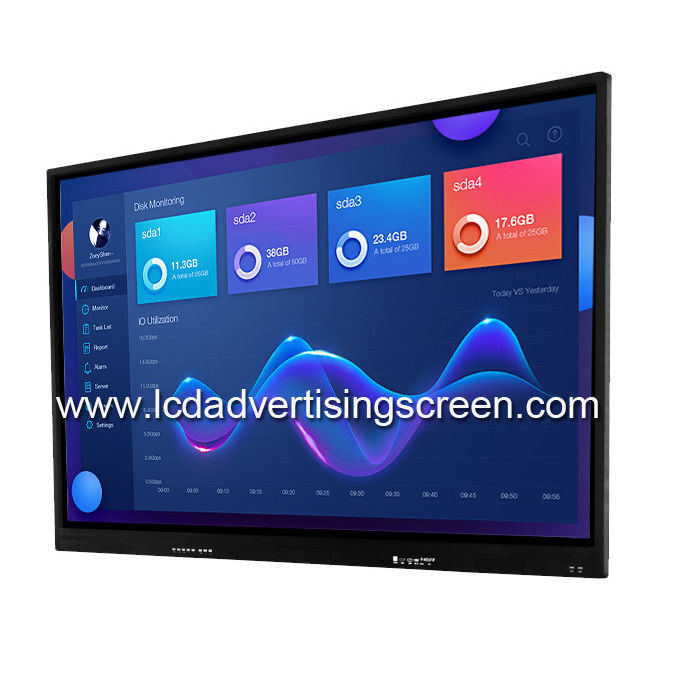 55 Inch LCD IR Touch All IN One PC Board Double System FOR Meeting Room