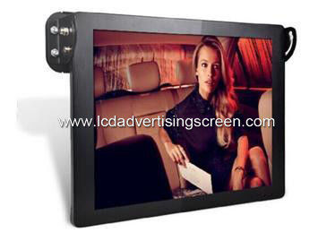 Tft Bus Advertising Screen Lcd Remote Control Open Frame Meida Display Stands