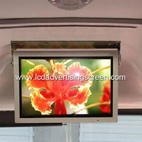 Tft Bus Advertising Screen Lcd Remote Control Open Frame Meida Display Stands