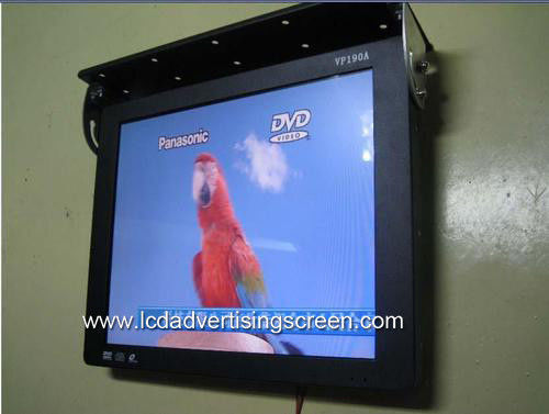 Tft Bus Advertising Screen Lcd Remote Control Open Frame Meida Display Stands