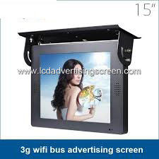 Adroid Bus Advertising Screen Media Player Ceiling Mount For Taxi / Car