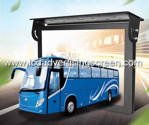 Adroid Bus Advertising Screen Media Player Ceiling Mount For Taxi / Car