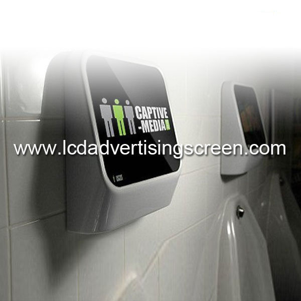 15" LCD Advertising Screen Toilet AD Equipment 1280*800 Resolution