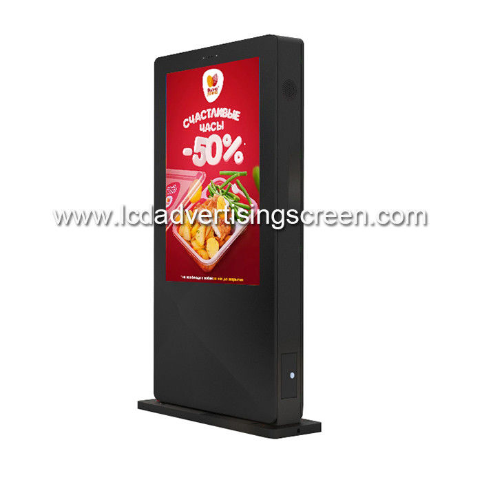 43'' Outdoor Digital Signage Ad Player , Floor Standing Lcd Advertising Player