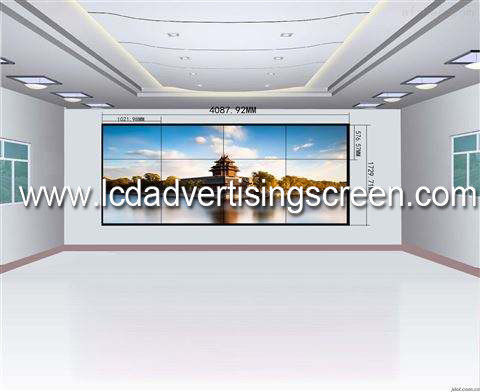 49 Inch 2x1 Video Wall Tv  WLED Backlight 500cd Brightness FCC Certification
