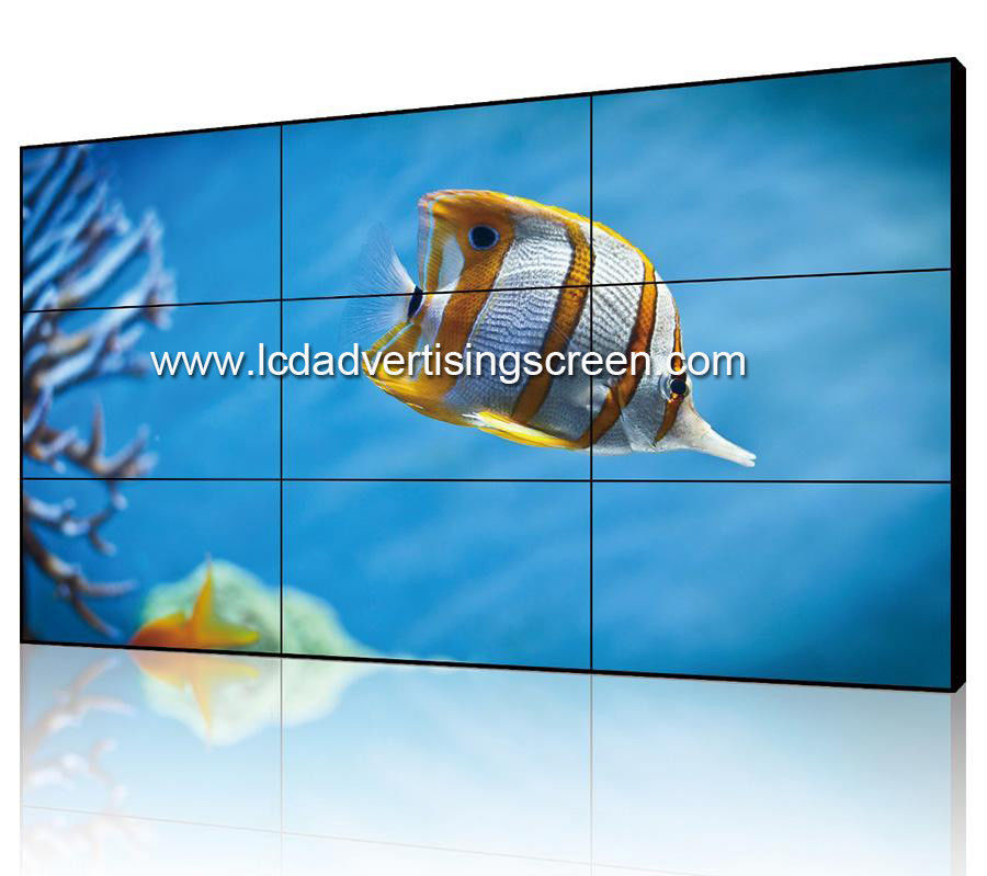 LCD Curved LCD Splicing Screen 65 Inch 6.7MM Gap 1 Years Warranty