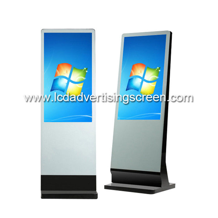 43 Inch Slope Standing Touch Computer Digital Signage IR Touch Screen Display Totem