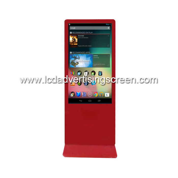 65 Inch 4G Android 7.1 LCD PCAP Foil Touch Screen Display Totem with Logitech Camera