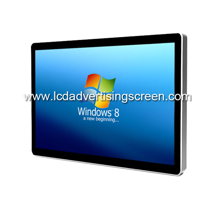 65 Inch 4K Wall-mount Windows 10 Interactive LCD Touch Dcreen Advertising Display with 4G