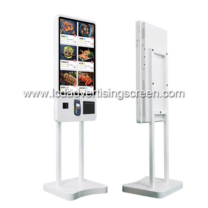 Restaurant Touch Screen Display Self Service Payment Kiosk Machine