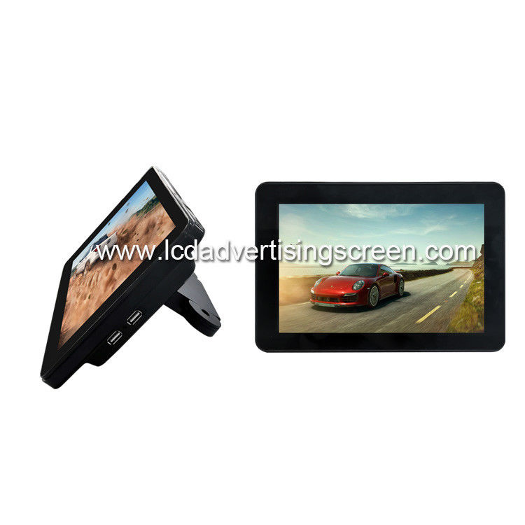 Advertising Digital Bus Digital Signage 4G Headrest Taxi Screen 1366 * 768 Resolution