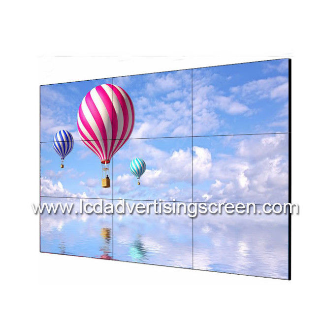 5.5mm Bezel Size 46 Inch Lcd Video Wall With Aluminum Floor Stand Bracket