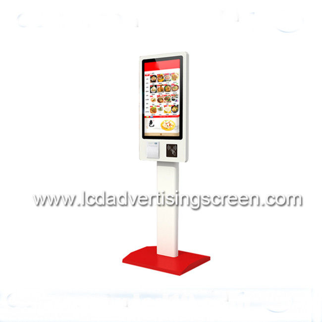 Android Self Service Kiosk 350cd/M2 Brightness With Aluminum Floor Standing Bracket