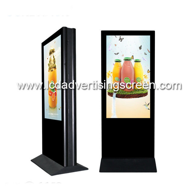 Indoor Standing LCD Advertising Display 55 Inch Double Side LCD Screen