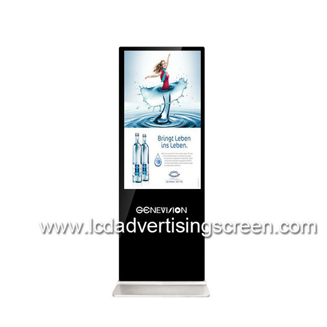 Resolution 1080 * 1920 Totem Digital Signage With Android Version 7.1 Black Color