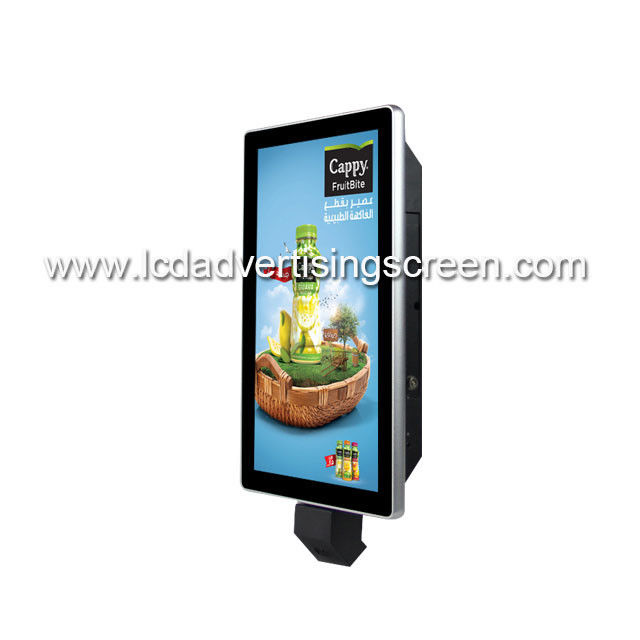 Supermarket Retail Signage Displays Android Wifi LCD Monitor With QR Scanner Payment System