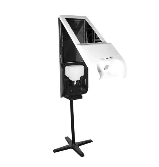 Factory Supply Retail Shop Advertising Display 21.5 Inch With Sanitizer Automatic Dispenser